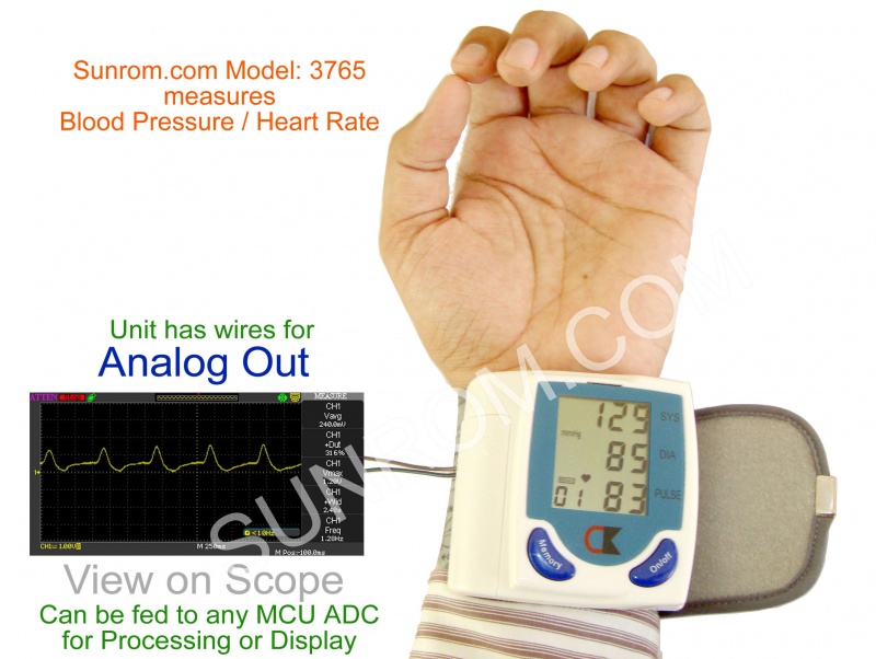 Blood Pressure Sensor Analog Out [3765] Sunrom Electronics