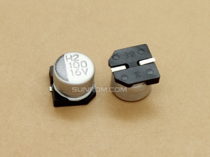 100uF 16V 6.3x5.4mm SMD Electrolytic Capacitor