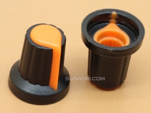 Orange Knob for 6MM Shaft Encoders & Pots