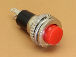 Red Push Button Switch 10mm Momentary Push to ON