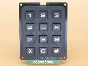3x4 Soft Touch Matrix Keypad Module