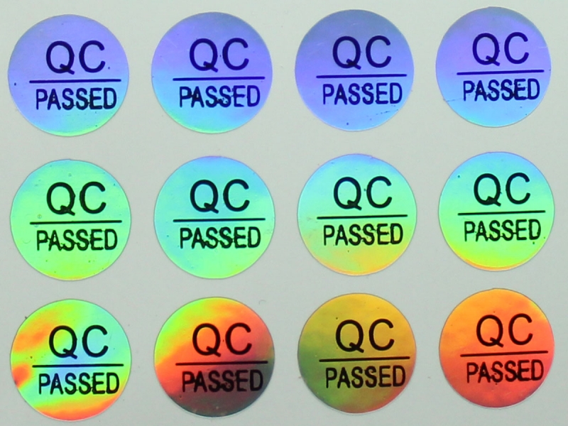 QC Passed Sticker [4607] Sunrom Electronics/Technologies