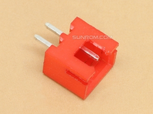2 pin JST XH 2.5mm Top Entry Header Red Color