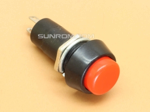 Red ON/OFF Panel Mount Switch 12mm 1A 250VAC
