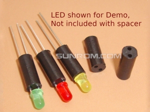 2mm spacer for LED size 3mm(T-1) & 5mm(T-1 3/4)