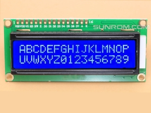 Blue 16x2 LCD Display 5V