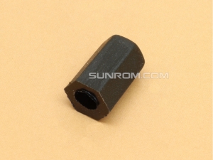 10mm Black Nylon 3.5mm Hole Hex Spacer