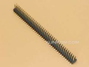 1.27mm 40x2 SMD Male Straight Header Strip