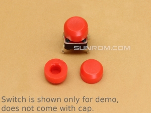 Red Soft Silicone Switch Cap