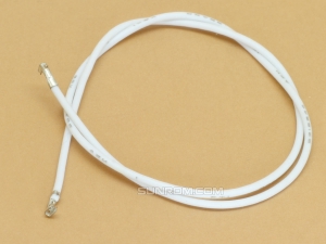 10cm JST PH 2.0mm both side crimped wire - White