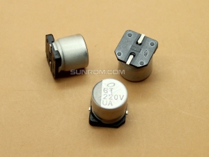 220uF 50V 10x10.5mm SMD Electrolytic Capacitor