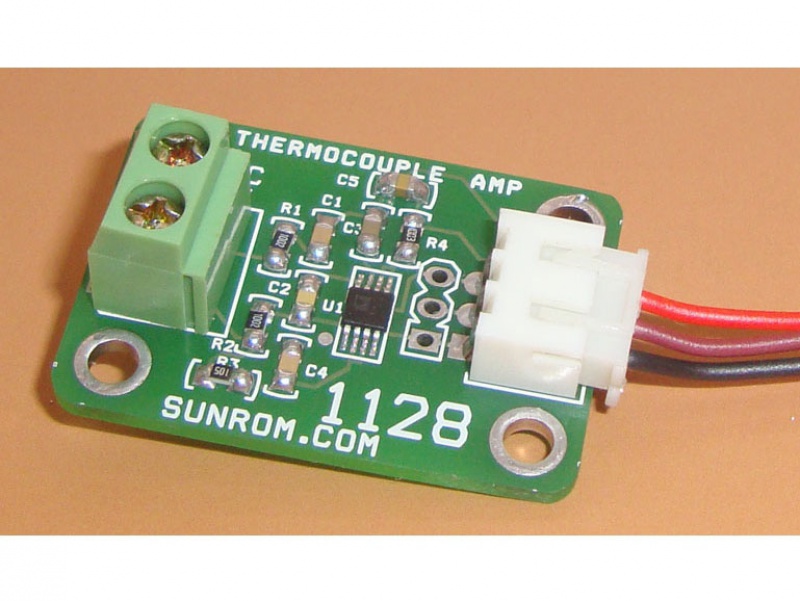 Analog Output KType Thermocouple Amplifier [1128] Sunrom Electronics