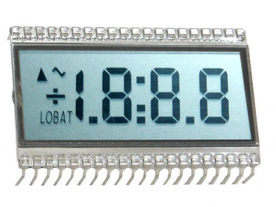 numeric lcd display driver