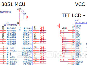 8051 to Color LCD - TFT 2.4"