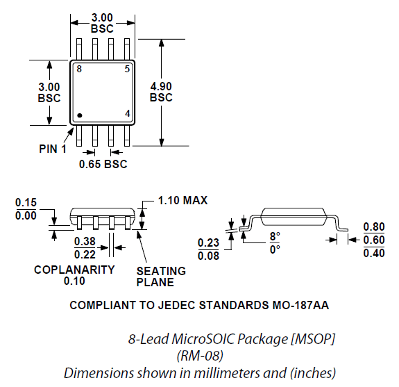SSOP8 0.5mm to DIP8 [1248] : Sunrom Electronics/Technologies