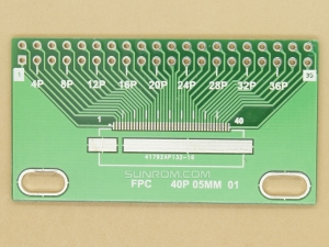FPC FFC 40p 38p 36p 34p 32p 0.5mm SMD Adapter PCB