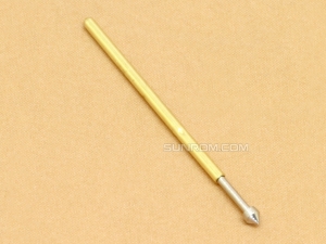 Spring Test Probe Pogo pin - Pointed Head - Diameter 0.68mm - Length 16.5mm for Pitch 1.27mm Setup