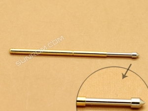 Spring Test Probe Pogo pin - Pointed Head - Diameter 1.36mm - Length 33.3mm for Pitch 2.54mm Setup