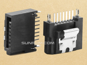 Sata Female 7P Straight PCB Solder