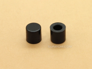 Black Cap R6.2x3.4mm for Switch 6x6 6H-8H