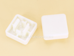 White Square Switch Cap 10mm for 3.8 Square Head