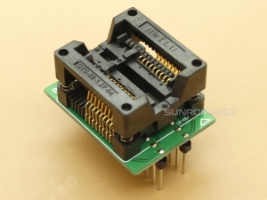 SOIC18 SOP18 - 1.27mm - Body 300mil (7.5mm) - ZIF Socket