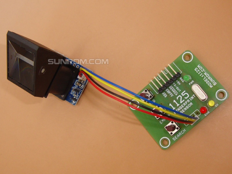 Fingerprint Sensor(R305) with Interface Board(PIC) [1125] : Sunrom ...