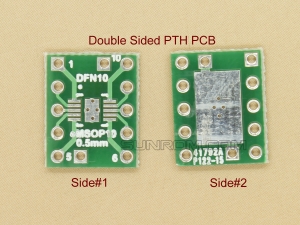 DFN10 eMSOP10 0.5mm SMD Adapter PCB