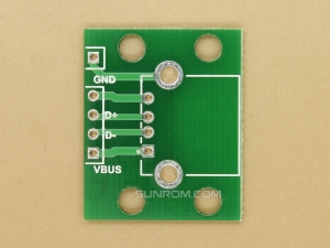 USB A-Type Female Breakout PCB