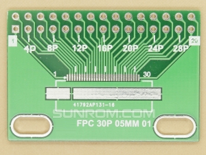 FPC FFC 30p 28p 26p 24p 22p 0.5mm SMD Adapter PCB