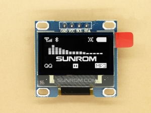 OLED Display Board 0.96" 128x64 White I2C - 4 Pins - SSD1306