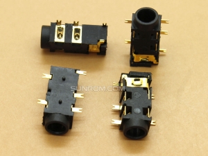 Stereo Socket 3.5mm PCB Mount SMD Gold Plated