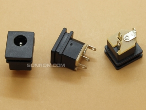 DC Socket - Suitable for 5.5x2.1mm DC Pins with Square Head Slit Panel/PCB Mounting