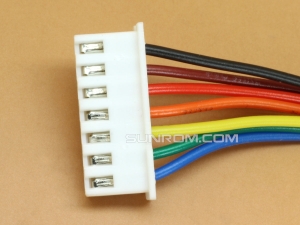 7 pin JST XH, 2.5mm, One side Female with 30cm Wires