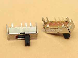 Slide Switch TH Vertical - 4 pins - 1 circuits - 3 positions