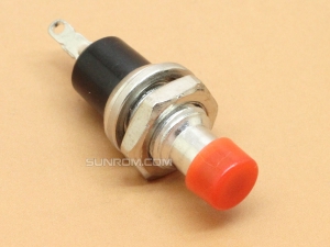 Red Push Button Switch 7mm Momentary Push to ON