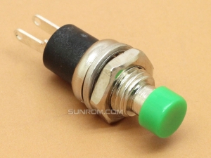 Green Push Button Switch 7mm Momentary Push to ON