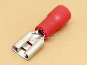 4.8mm Tab - Wire 0.5-1.5 sq.mm 10A Female Insulated Quick Disconnect Crimp Terminal