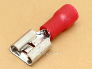 6.3mm Tab - Wire 0.5-1.5 sq.mm 10A Female Insulated Quick Disconnect Crimp Terminal