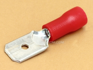 6.3mm Tab - Wire 0.5-1.5 sq.mm 10A Male Insulated Quick Disconnect Crimp Terminal