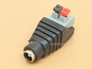 DC Female Push Adapter Plug 5.5x2.1mm