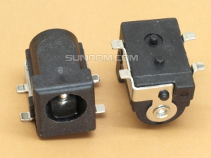 DC Socket for 5.5x2.1mm plug SMD Reflow