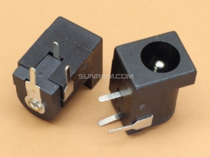 DC Socket - 1mm legs - Suitable for 5.5x2.1mm DC Pins 