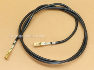 Both sided crimped berg cable 300mm Black