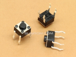 Tactile Switch 4P TH 4.5x4.5x3.8mm