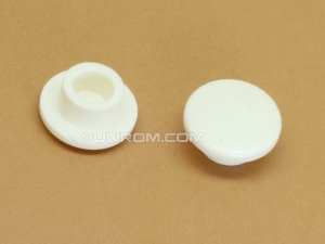White Cap for 6x6mm Tactile Switches - 8mm Diameter for 6/7/8mm switch height