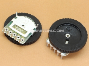 50K Stereo Round Dial Potentiometer 5P 16mm