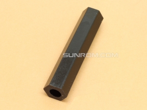 30mm Black Nylon 3.5mm Hole Hex Spacer