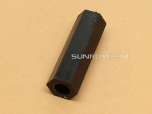 20mm Black Nylon 3.5mm Hole Hex Spacer