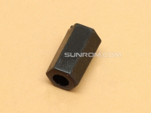 12mm Black Nylon 3.5mm Hole Hex Spacer